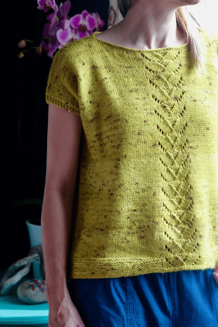 Andrea's Tee Free Knitting Pattern