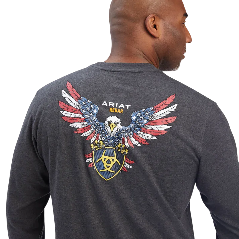 Ariat Men's Rebar Cotton Strong American Raptor T-Shirt