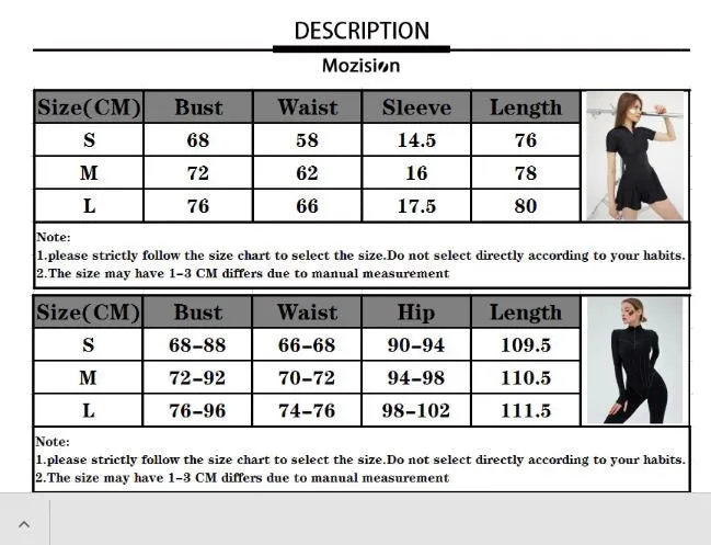 Ashore Shop Sexy Elegant Women Zip-up O-neck Long Sleeve Jumpsuit Streetwear 2023 Summer Female Overalls One Piece Fitness Sports Bodysuits