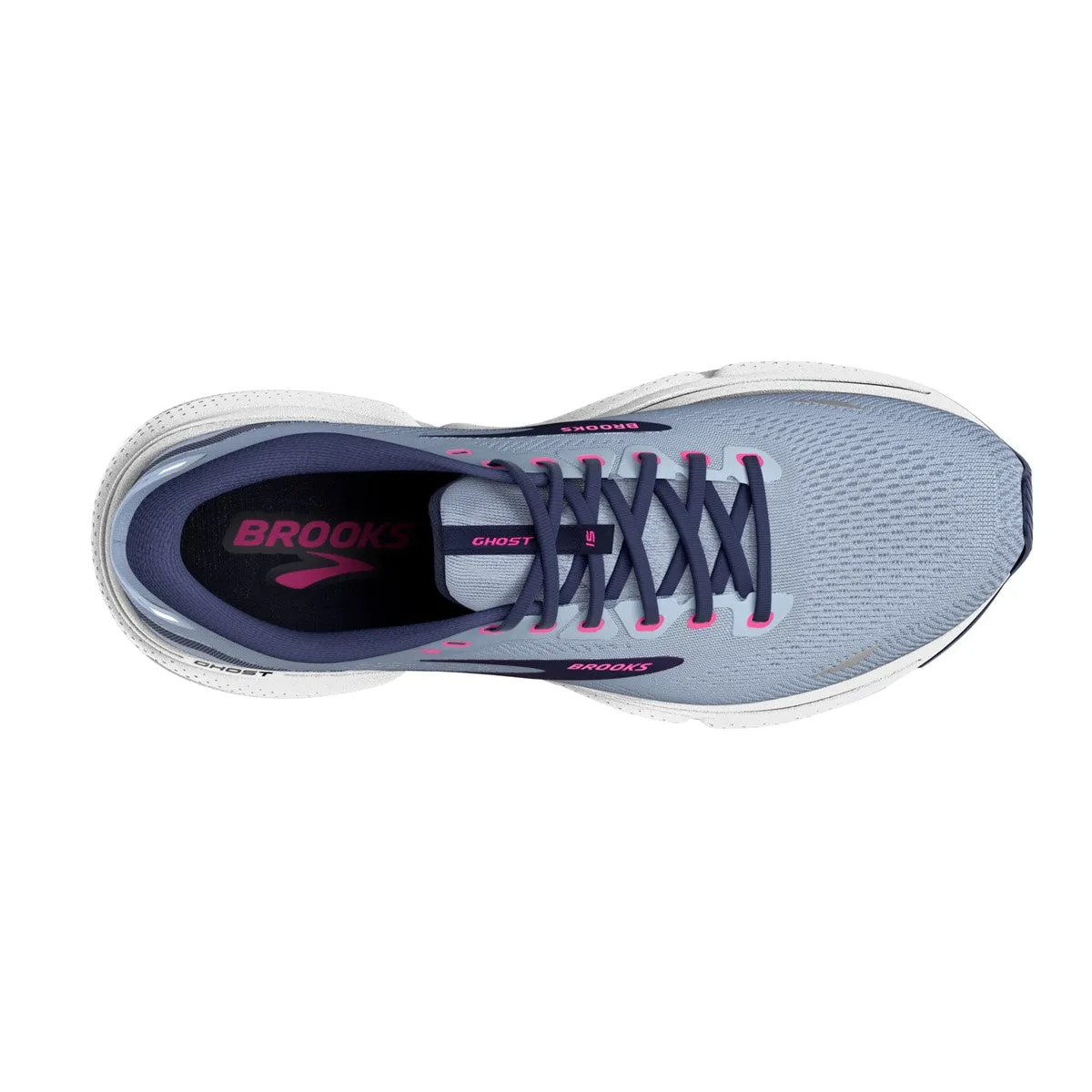 Brooks Ghost 15 (Women's) - Kentucky Blue/Peacoat/Pink