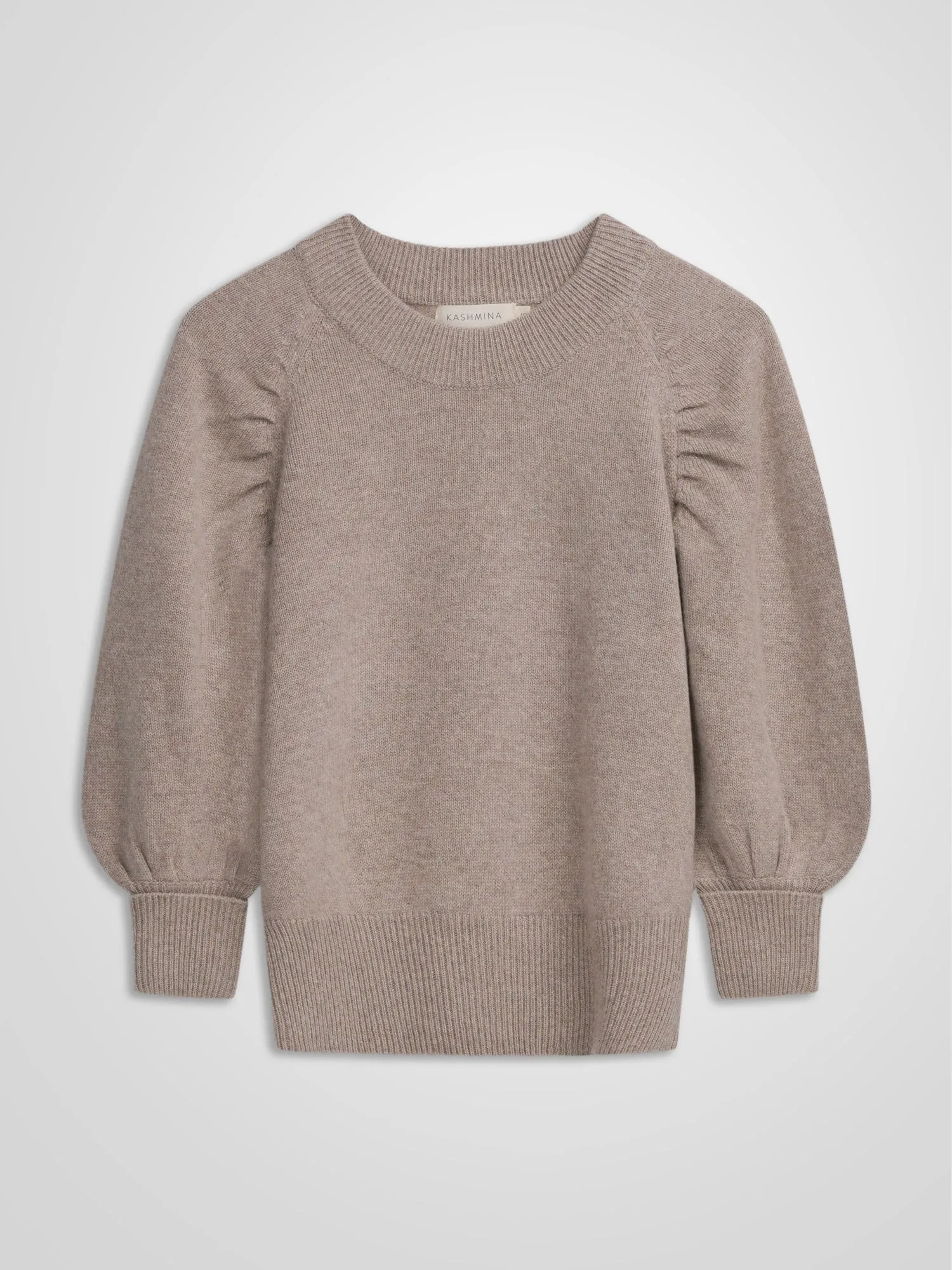 Cashmere sweater  "Aurora" - toast