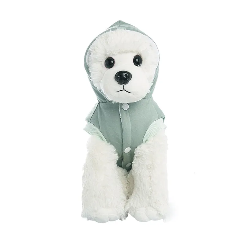 Cozy Soft Fleece Lining Winter Jumpsuit For Small Dogs