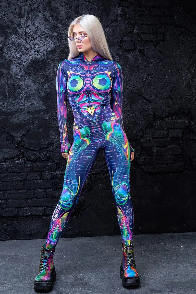 Cyber Glitch Fit Onesie