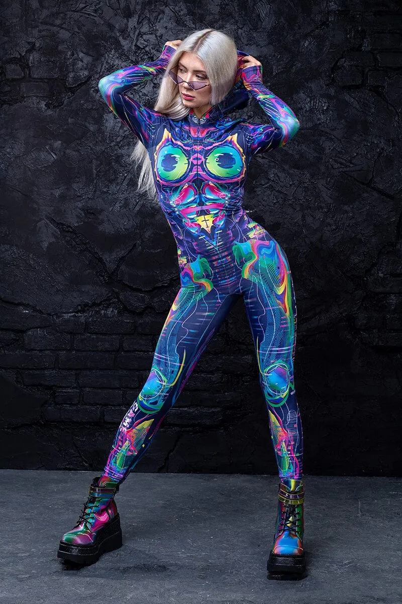 Cyber Glitch Fit Onesie