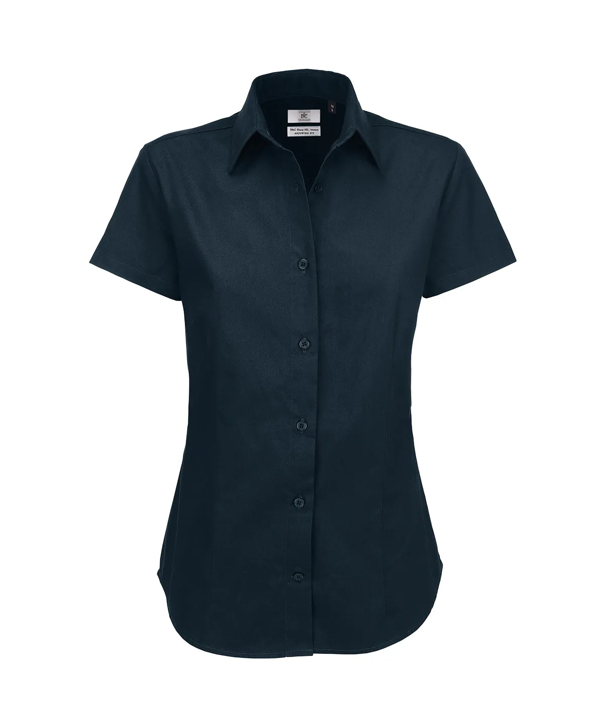 Dark Grey - B&C Sharp short sleeve /women