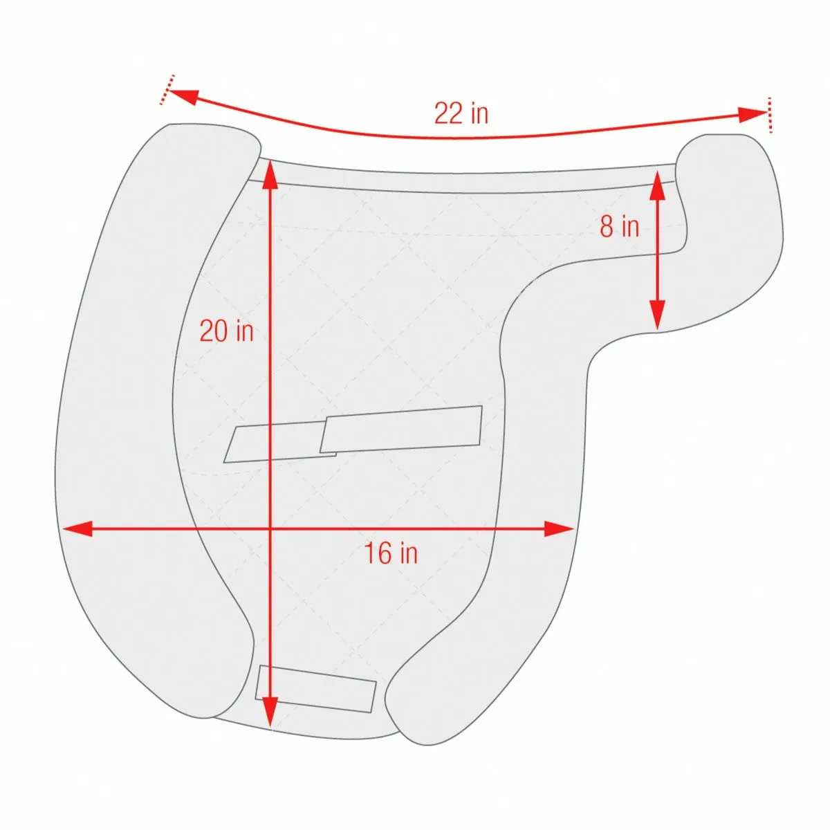 ECP Close Contact Sheepskin Pad Fully Lined