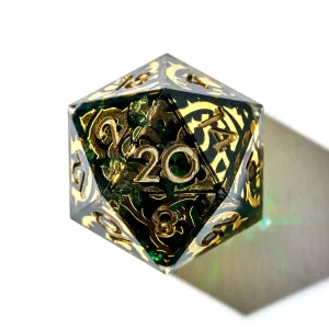 Emerald Grove Iconic 7-Piece Dice Set