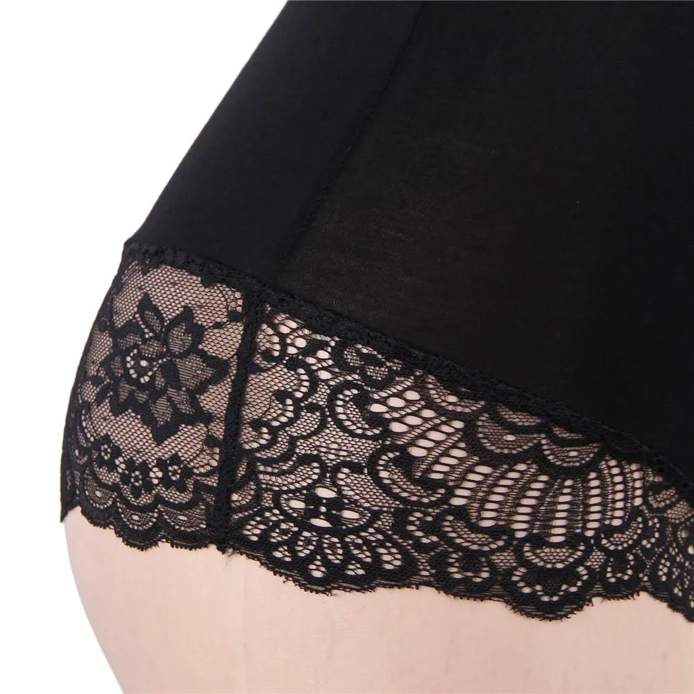 Enchanted Lace Embrace Black Bodysuit