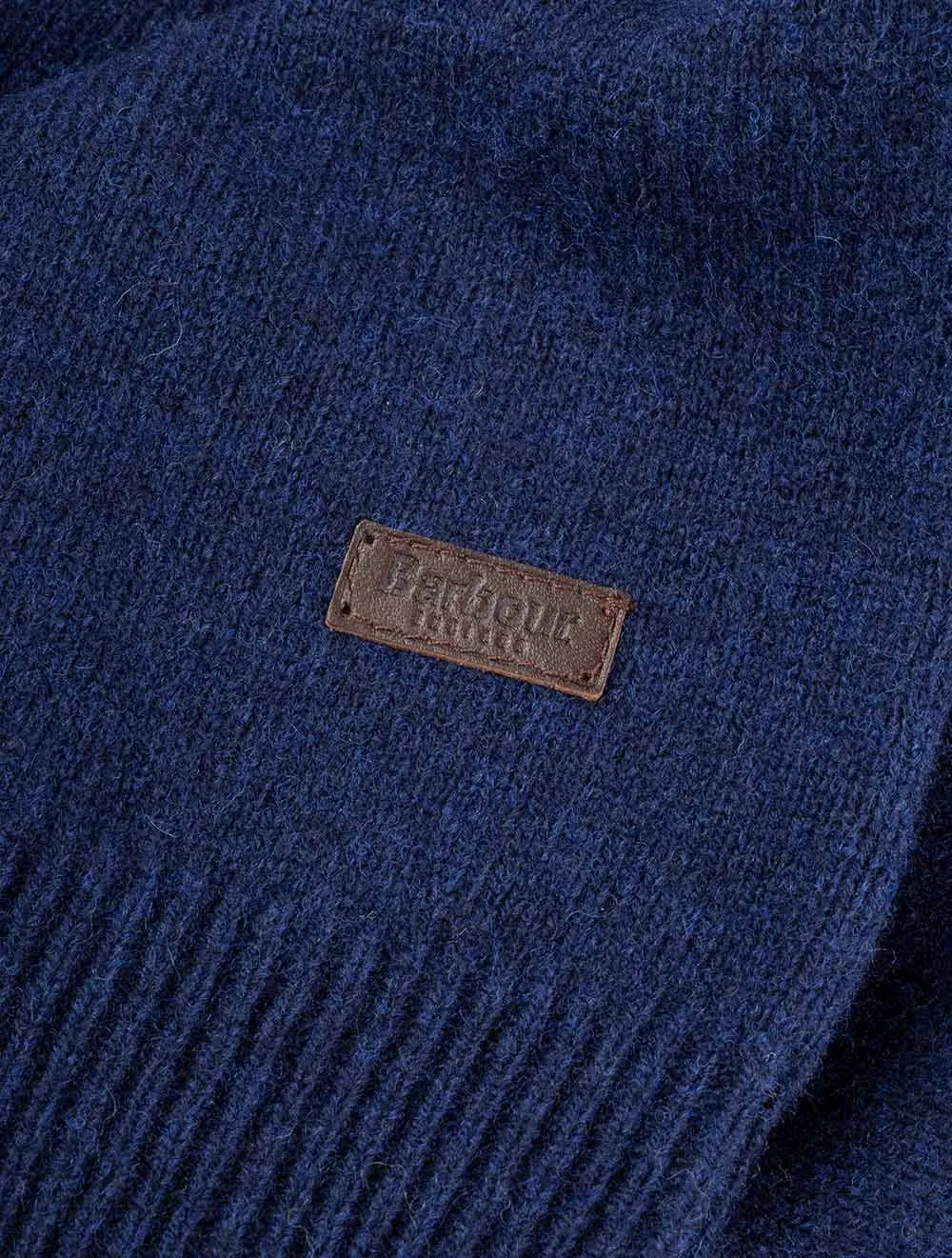 Essential Patch Half Zip Deep Blue