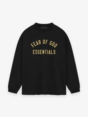 ESSENTIALS - Jersey L/S T-Shirt Black