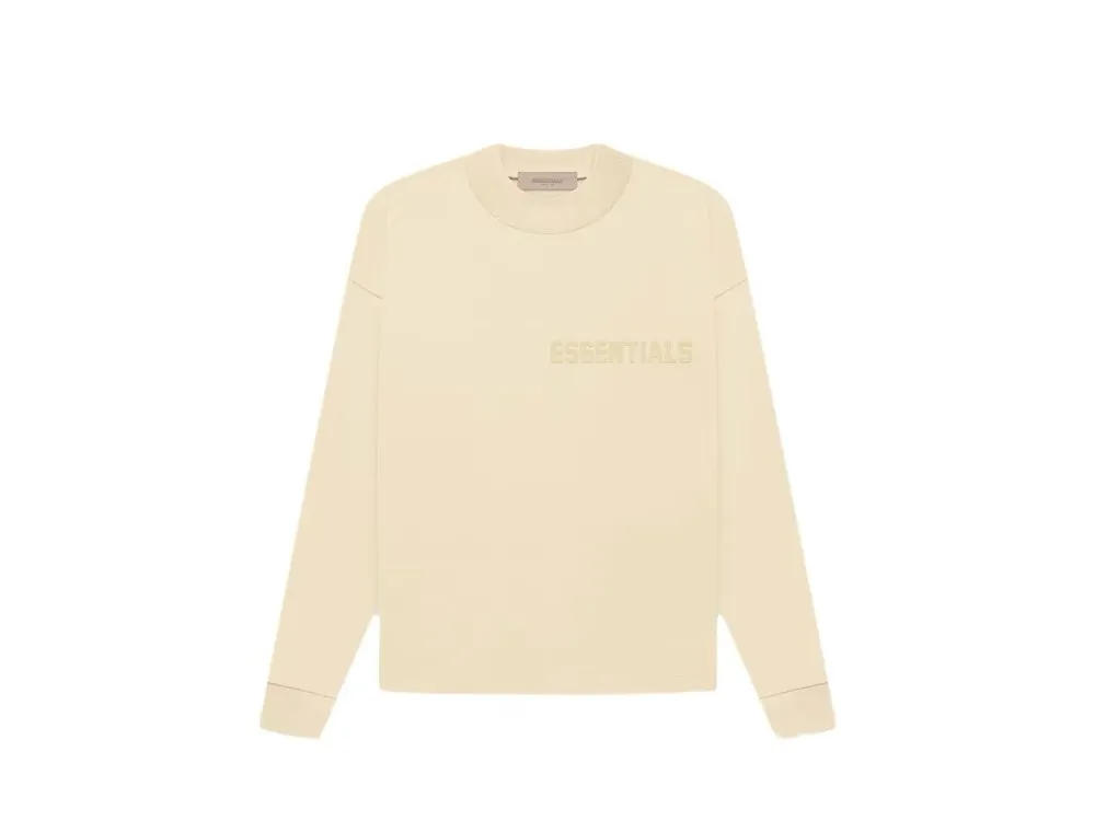 Fear of God Essentials Long Sleeve T-shirt Egg Shell