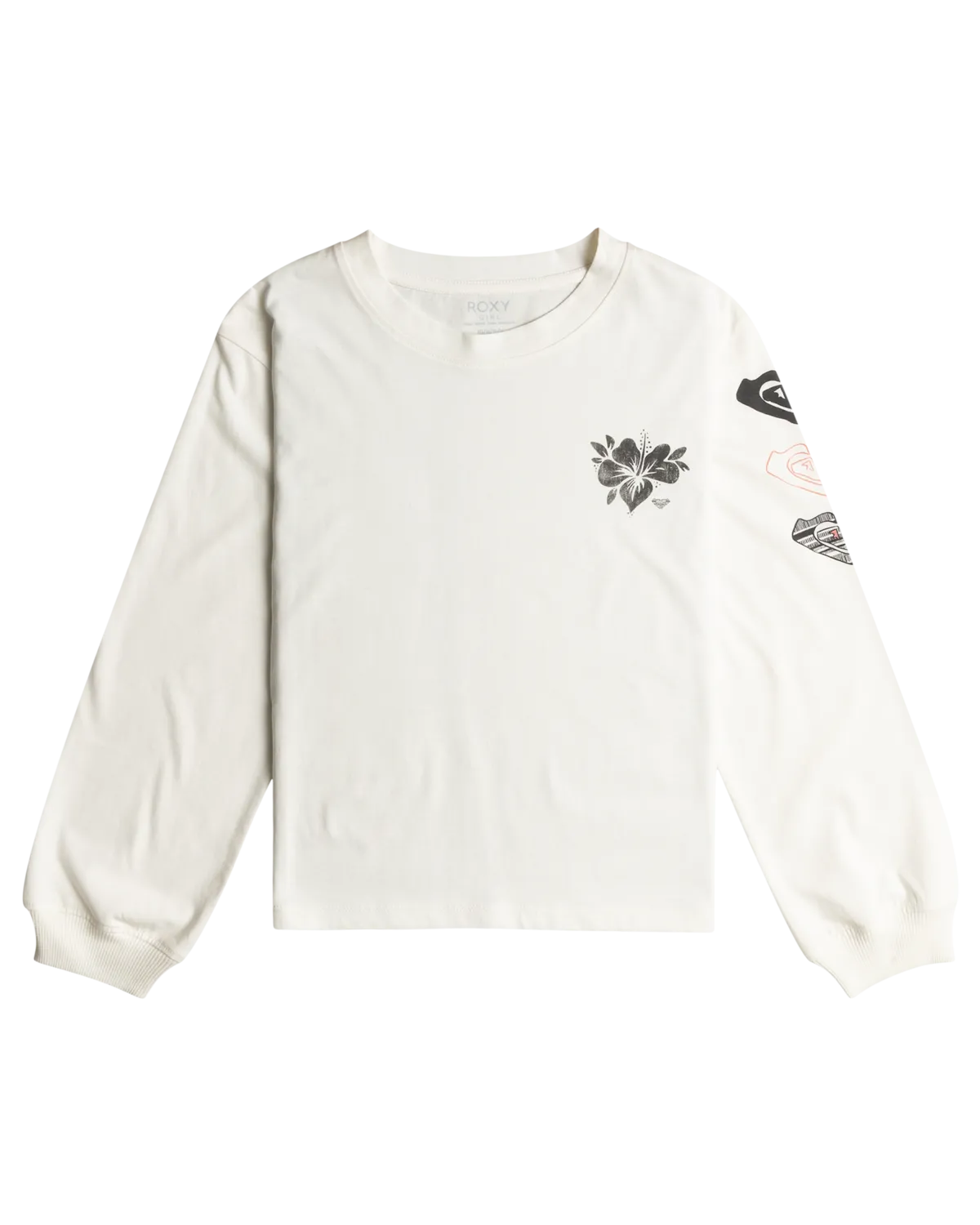 Girls Let Somebody Go Long Sleeve T-Shirt in Egret