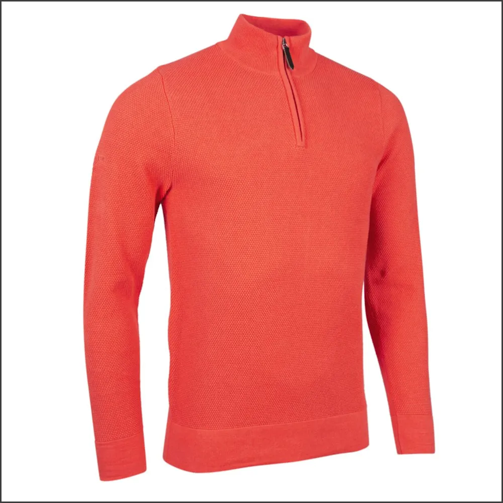 Glenmuir Eton Cotton Zip Neck Sweater--