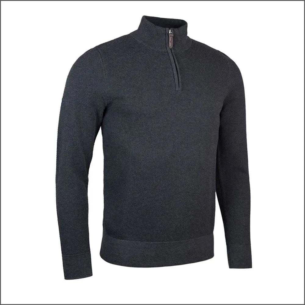 Glenmuir Eton Cotton Zip Neck Sweater--