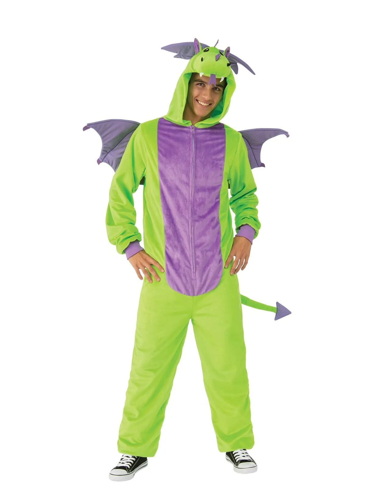 Green Dragon Furry Onesie for Adults