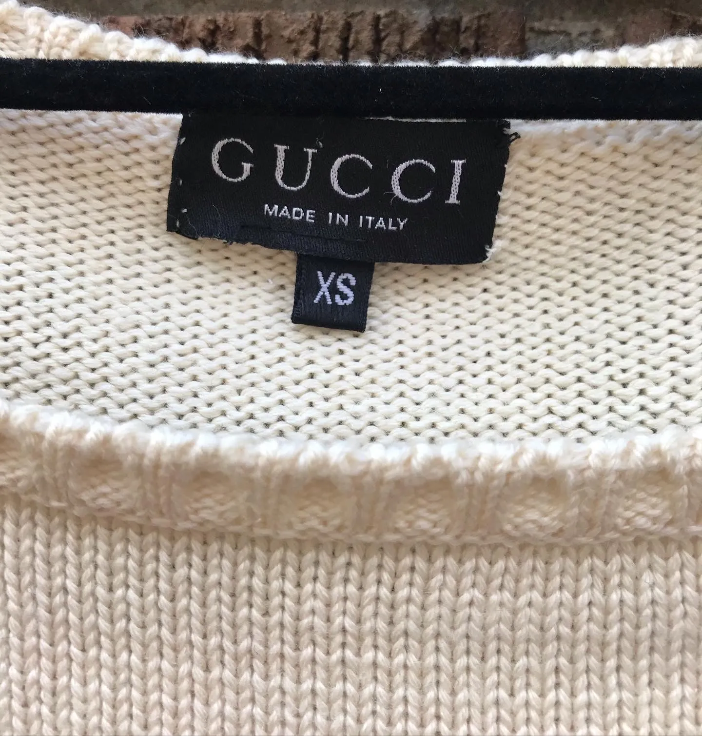 GUCCI Wool Silk Cashmere Blend Sweater