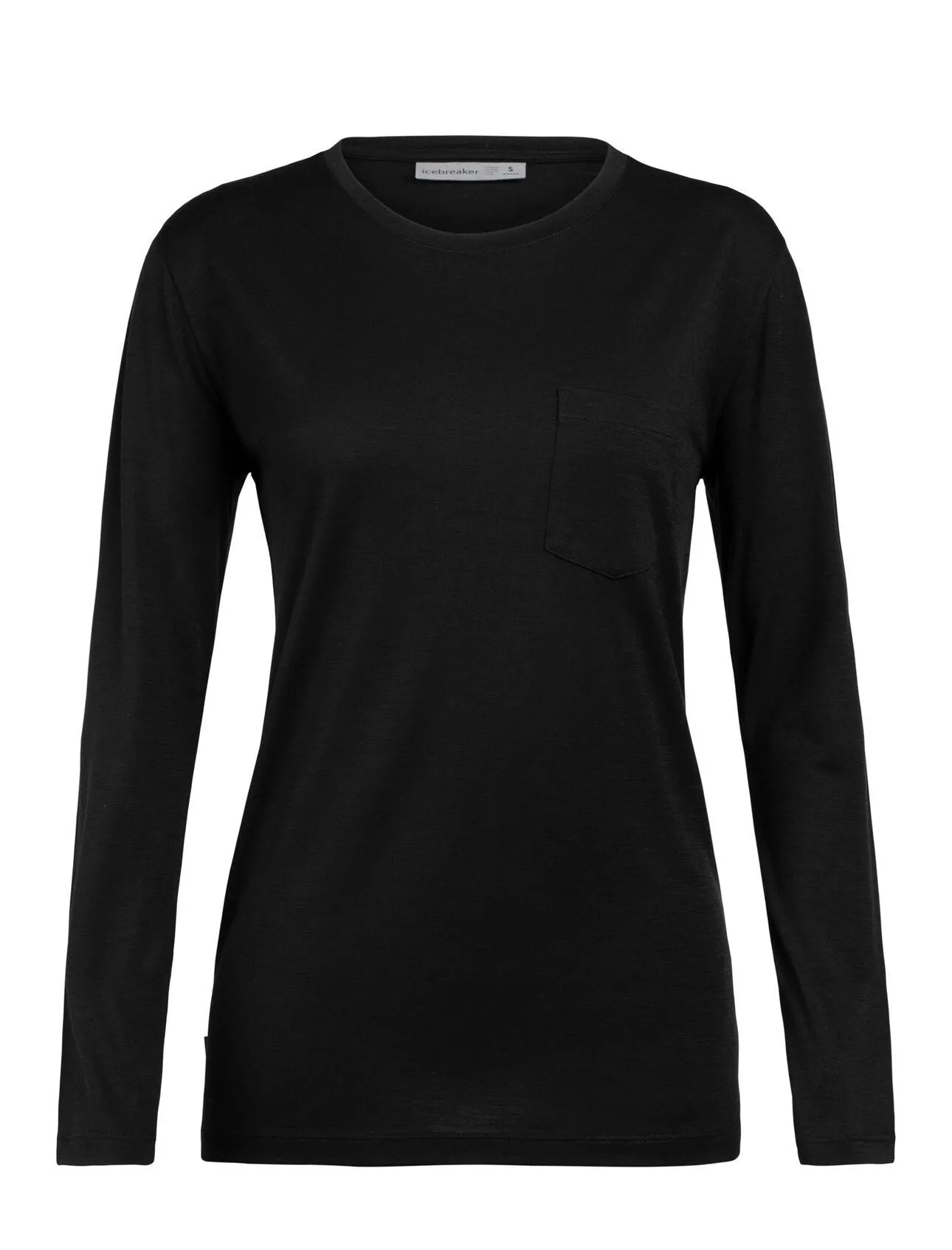 Icebreaker Ravyn Long Sleeve Pocket Crewe - Women's