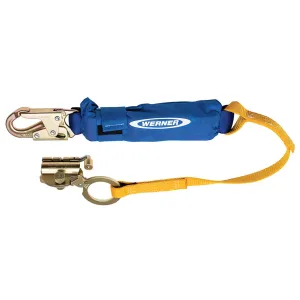 L250001 Steel Trailing Rope Grab with 3ft Shock Absorbing Lanyard