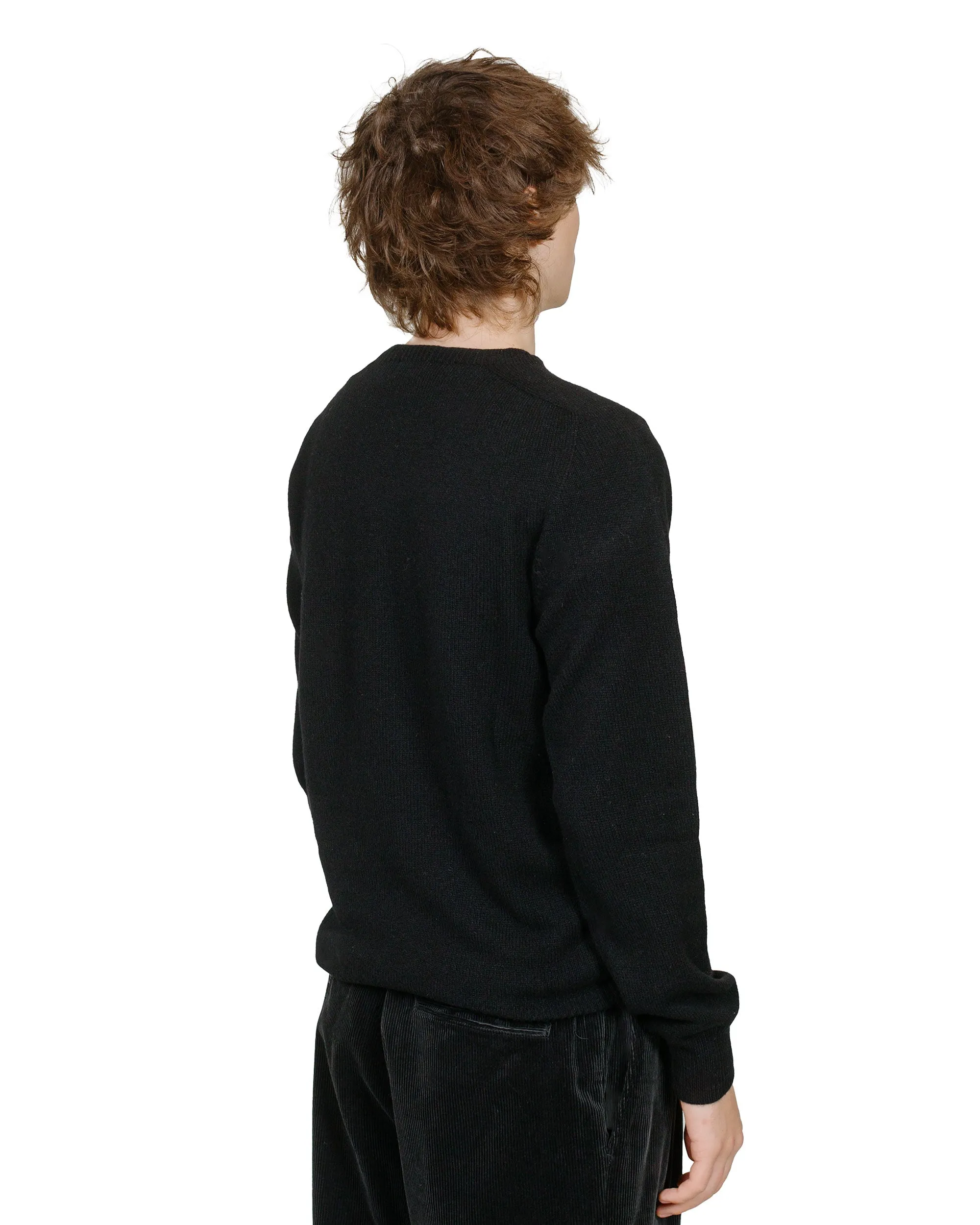 Lost & Found Wool Cashmere Sweater Italian Black