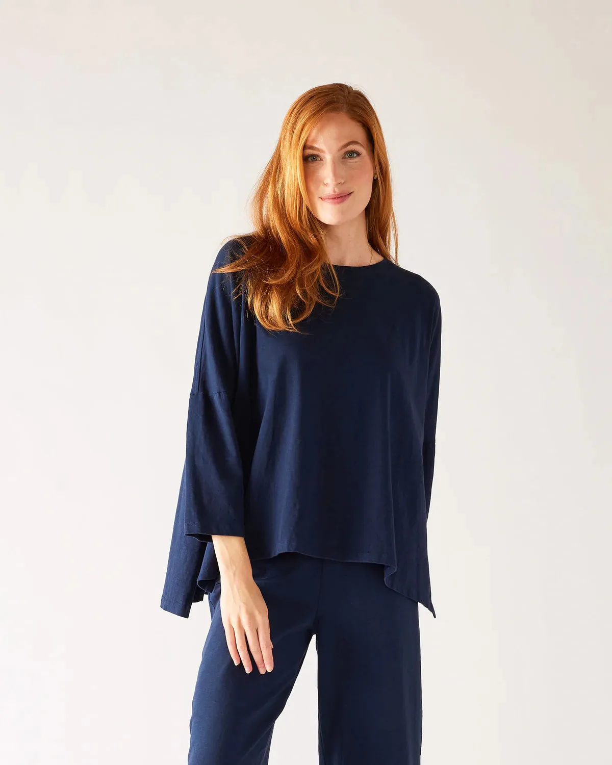 Mersea Catalina Slub Tee Navy