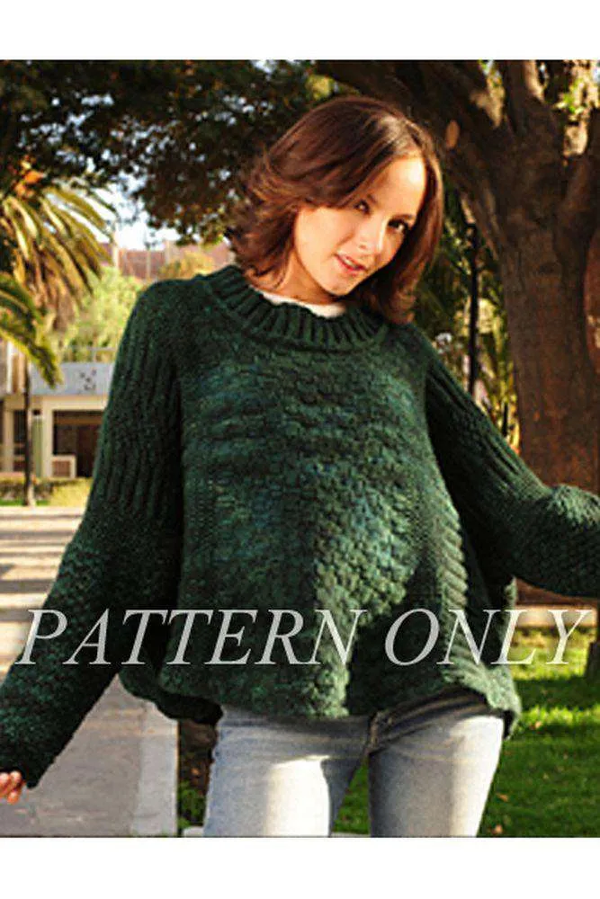 Misti Alpaca M&M Panel Sweater Pattern