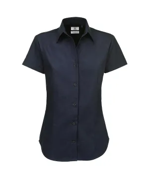 Navy - B&C Sharp short sleeve /women