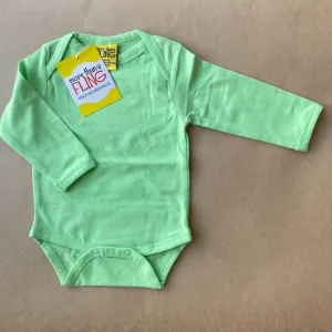 Paradise Green Long Sleeve Bodysuit (NB-24 months)