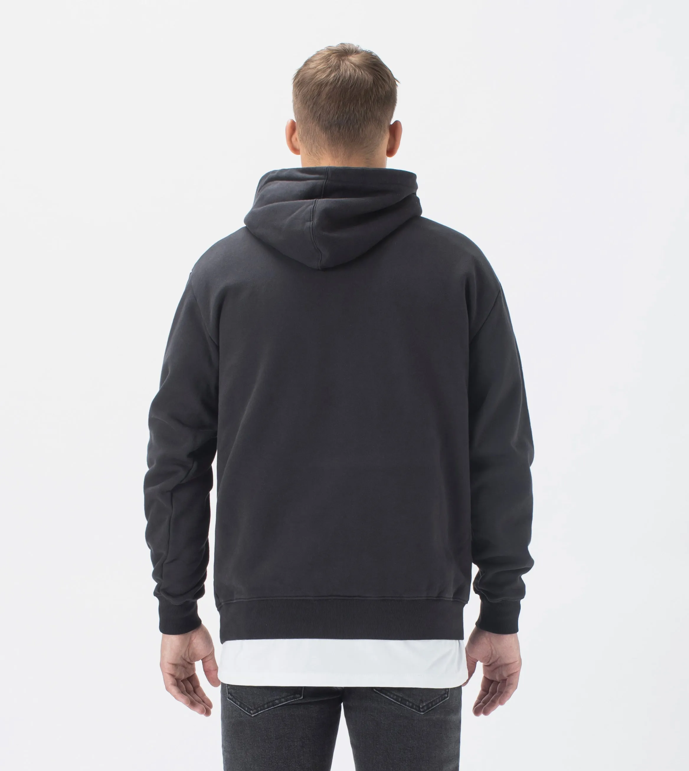 Pegasus Lowgo Hood Sweat GD Black