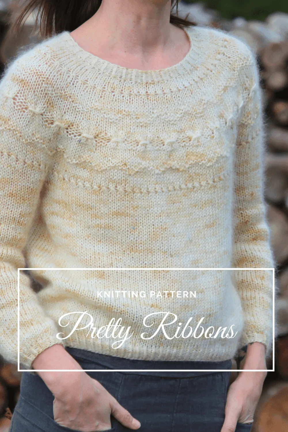 Pretty Ribbons Pullover | Knitting Pattern