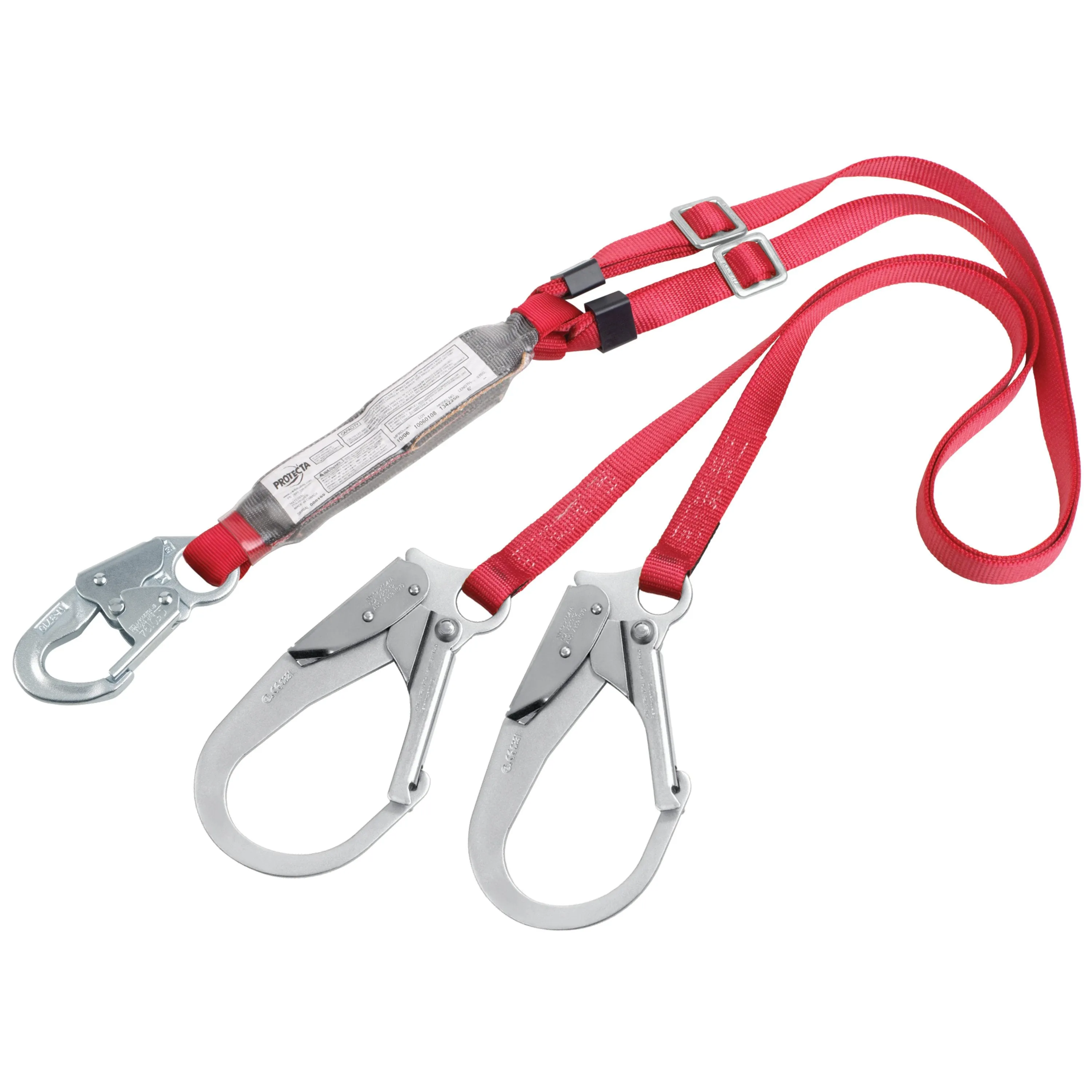 PROTECTA PRO Pack Adjust. 100% Tie-Off Shock Absorbing Lanyard