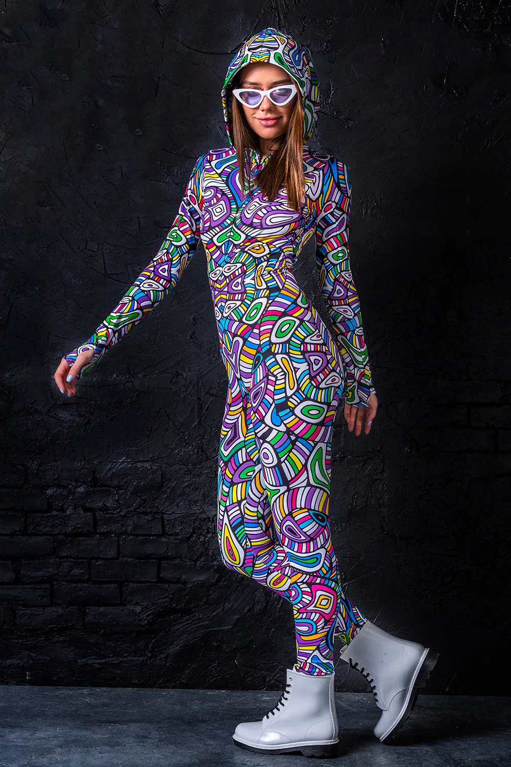 Psy Mosaic Fit Onesie