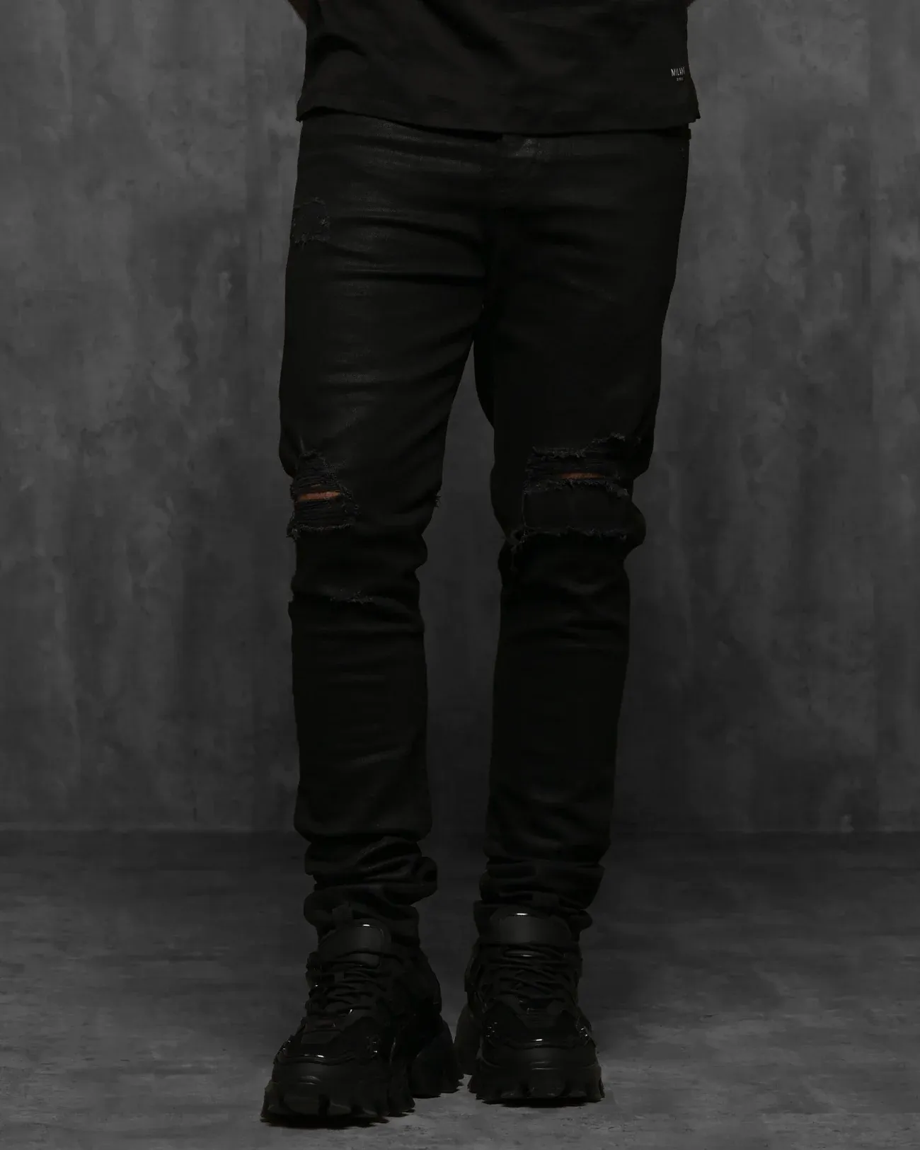 Ramiro Waxed Denim Jeans