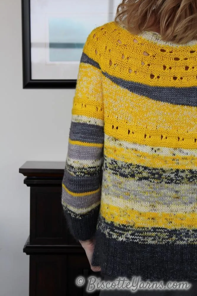 Ray of Soleil free sweater pattern