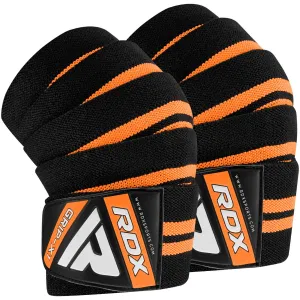 RDX K3 Elasticated Orange Knee Wraps OEKO-TEX® Standard 100 certified