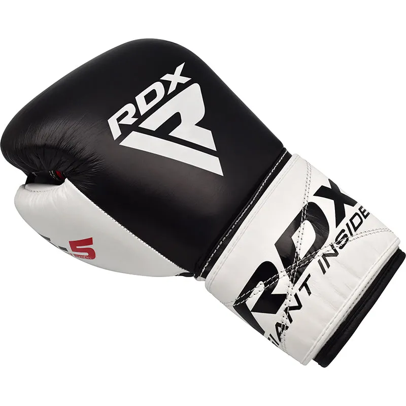 RDX S5 Leather Boxing Sparring Gloves