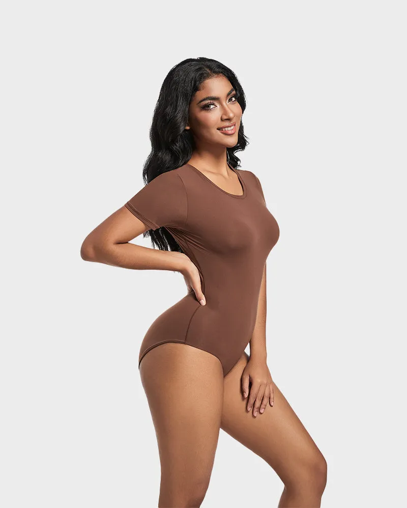 SheCurve®Comfy Sculpt Round Neck T-Shirt Bodysuit