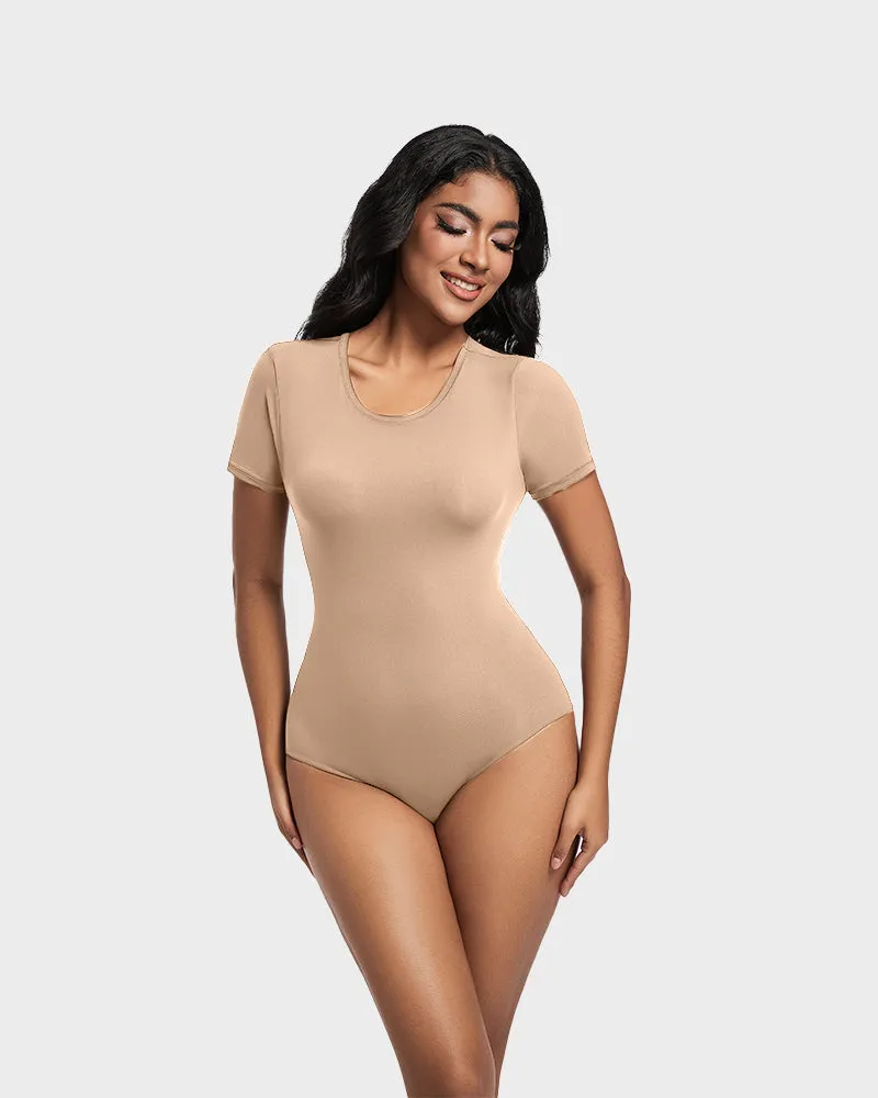 SheCurve®Comfy Sculpt Round Neck T-Shirt Bodysuit