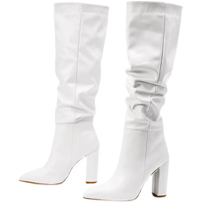 Sleek Strut Knee-High Boots