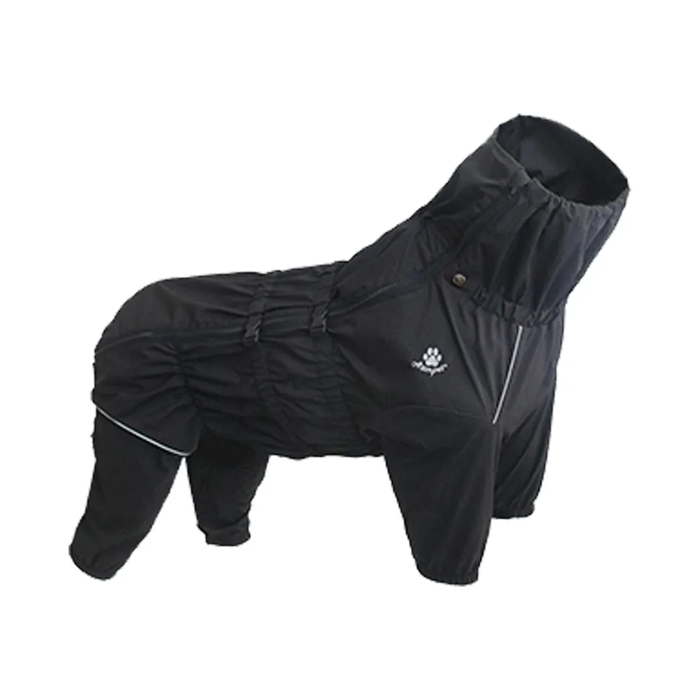 Stay Dry and Stylish: Waterproof Pet Dog Outdoor Jacket for Winter Adventures! Red / Black Raincoat